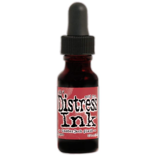 Distress Ranger Tim Holtz Distress Ink Re-Inker Lumberjack Plaid | 0.5 fl oz