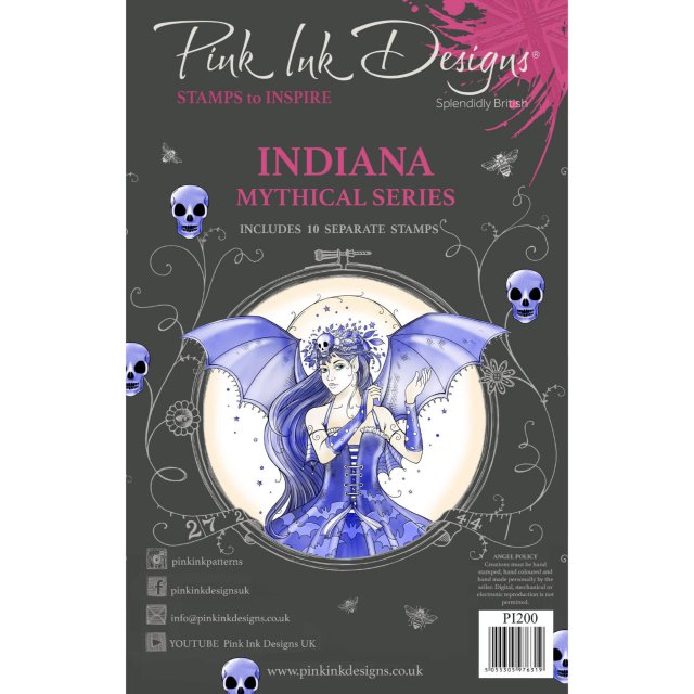 Pink Ink Designs Pink Ink Designs Clear Stamp Indiana | Set of 10