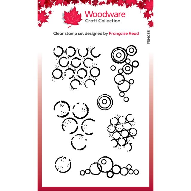 Woodware Woodware Clear Stamps Circles | Set of 7