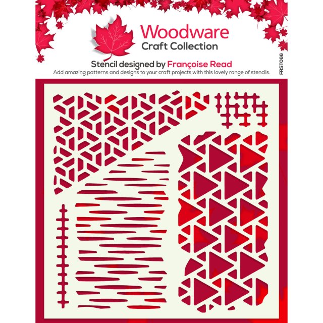 Woodware Woodware Stencil Old Tiles | 6 x 6 inch