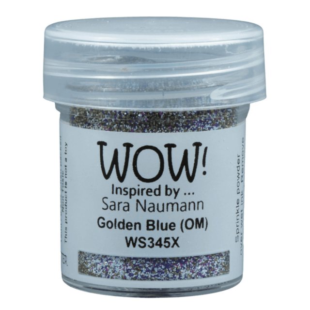 Wow Embossing Powders Wow Embossing Glitter Golden Blue | 15ml