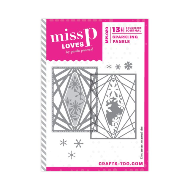 Miss P Loves Miss P Loves Die Set Boundless Journal Sparkling Panels | Set of 13