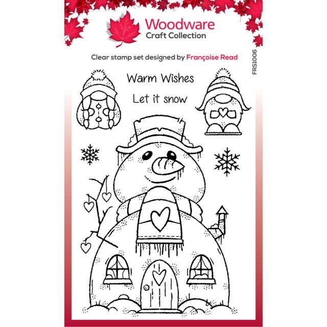 Woodware Woodware Clear Stamps Snow Gnomes | Set of 7