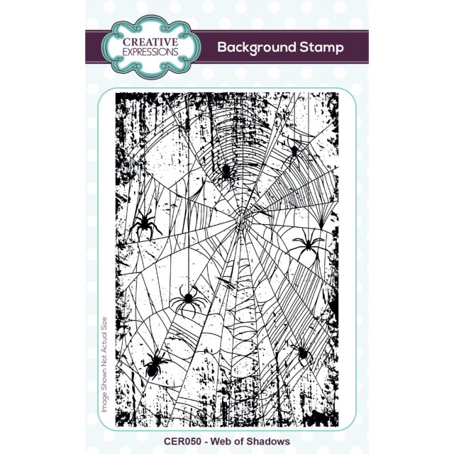 Creative Expressions Creative Expressions Rubber Stamp Web of Shadows