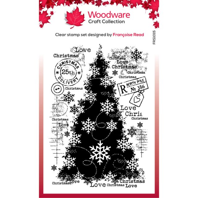 Woodware Woodware Clear Stamps Snow Frosted Tree