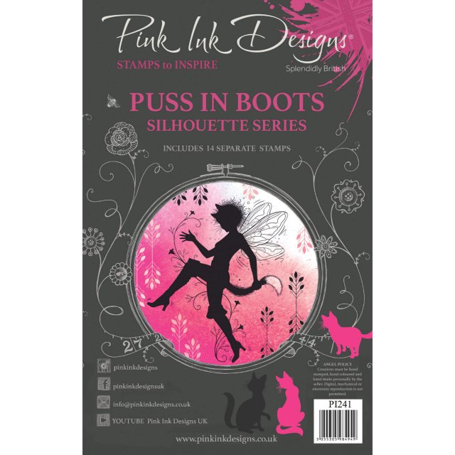 Pink Ink Designs Pink Ink Designs Clear Stamp Puss In Boots | Set of 14