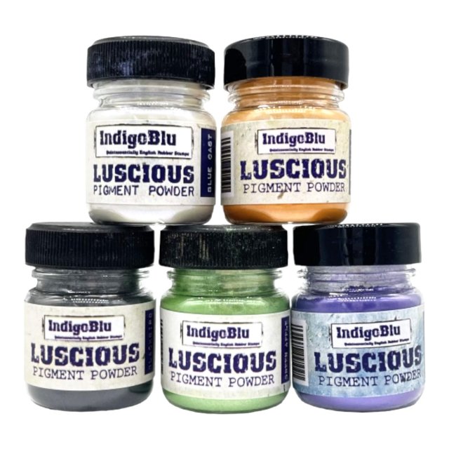 IndigoBlu Stamps Indigoblu Luscious Pigment Powder Haunting Halloween Bundle | Set of 5