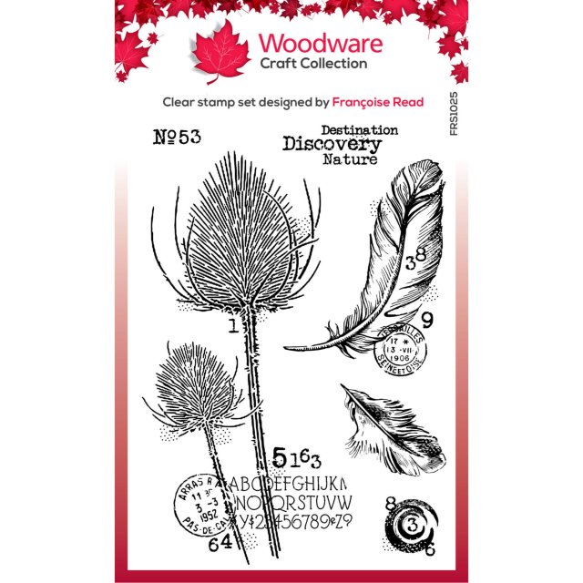 Woodware Woodware Clear Stamps Discovery | Set of 6