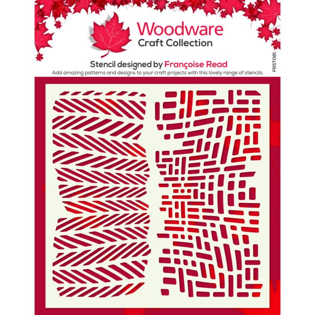 Woodware Stencil Pampa | 6 in x 6 inch