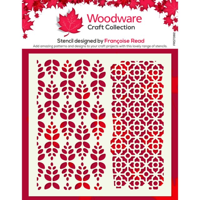 Woodware Woodware Stencil Medina | 6 in x 6 inch