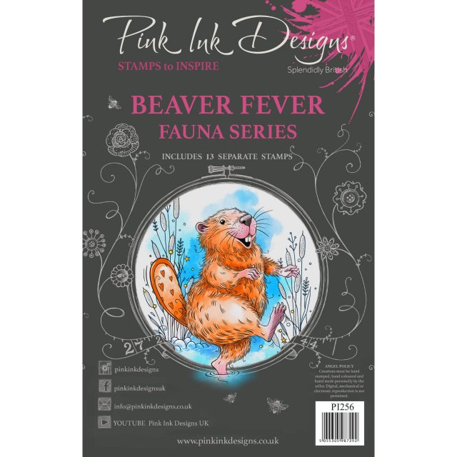 Pink Ink Designs Pink Ink Designs Clear Stamp Beaver Fever | Set of 13