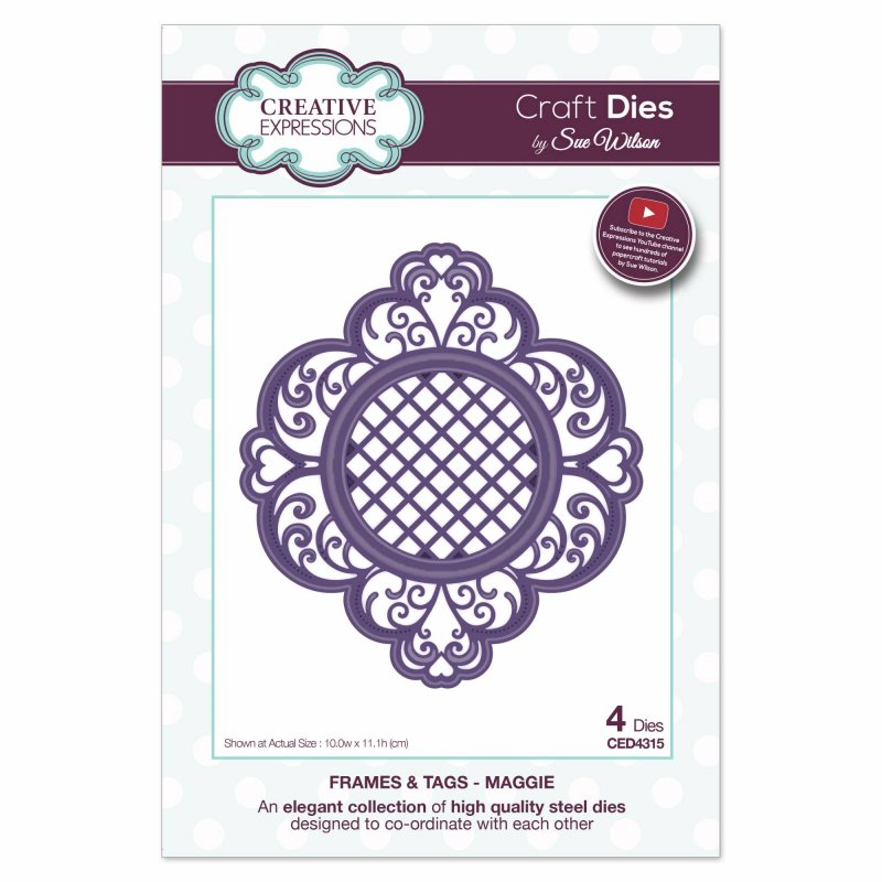 Sue Wilson Sue Wilson Craft Dies Frames and Tags Collection Maggie | Set of 4