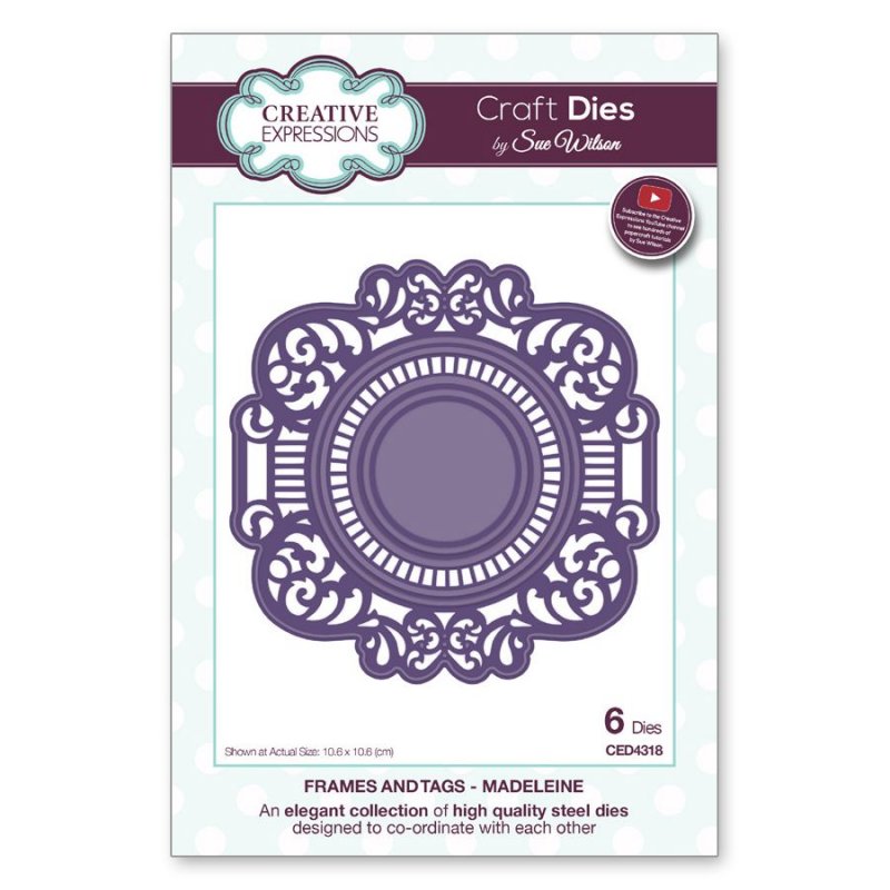 Sue Wilson Sue Wilson Craft Dies Frames & Tags Collection Madeline | Set of 6