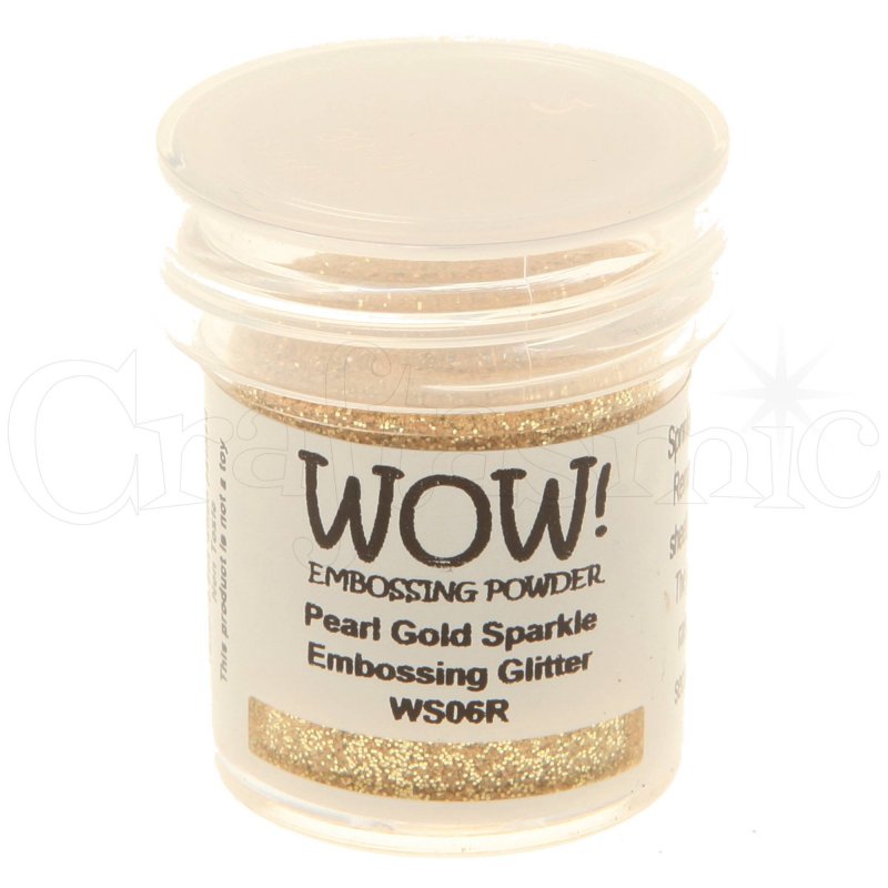 Wow Embossing Powders Wow Embossing Glitter Pearl Gold Sparkle | 15ml
