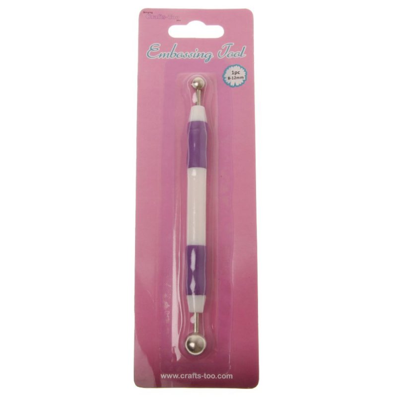 Crafts Too Crafts Too Double Ended Soft Grip Embossing Tool | 8mm & 12mm