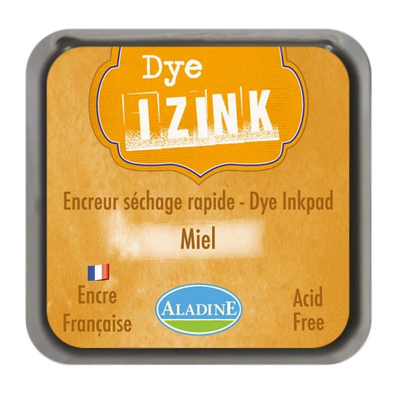 Izink Aladine Izink Dye Ink Pad Honey | 5cm x 5cm