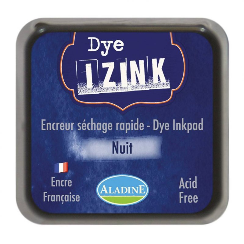Izink Aladine Izink Dye Ink Pad Night | 5cm x 5cm