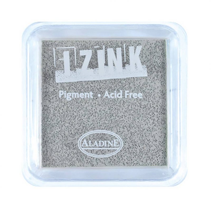 Izink Aladine Izink Pigment Ink Pad Grey | 5cm x 5cm