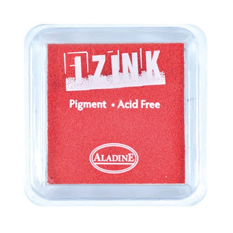 Izink Aladine Izink Pigment Ink Pad Red | 8cm x 8cm