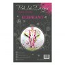 Pink Ink Designs Pink Ink Designs Clear Stamp Elephant | Set of 9