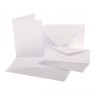 Craft UK - Cards & Envelopes, A4 Card Packs Craft UK C6 White Cards & Envelopes | Pack of 50