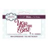 Sue Wilson Craft Dies Mini Expressions You Are The Best