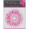 Pink Ink Designs Pink Ink Designs Sunflower Rays Stencil | 8 x 8 inch