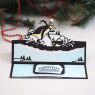 Paper Cuts Creative Expressions Craft Dies Paper Cuts Collection Penguins Sledding Edger