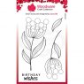 Woodware Woodware Clear Stamps Bubble Bloom Jeanie | Set of 3