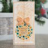 Woodware Woodware Clear Stamps Bubble Holiday Wreath | Set of 3