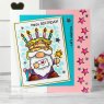 Woodware Woodware Clear Stamps Birthday Cake Gnome | Set of 4