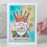 Woodware Woodware Clear Stamps Birthday Cake Gnome | Set of 4