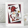 Woodware Woodware Clear Stamps Ladybird Gnome | Set of 5