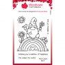 Woodware Woodware Clear Stamps Rainbow Gnome | Set of 7
