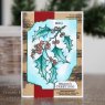 Woodware Woodware Clear Stamps Holly Spray | Set of 4