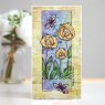 Woodware Woodware Clear Stamps Flower Blooms | Set of 4