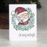 Woodware Woodware Clear Stamps Festive Fuzzies Mini Santa