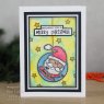 Woodware Woodware Clear Stamps Festive Fuzzies Mini Santa