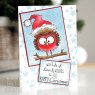Woodware Woodware Clear Stamps Festive Fuzzies Robin | Set of 4