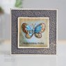 Woodware Woodware Clear Stamps Mini Wings Marbled White