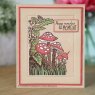 Woodware Woodware Clear Stamps Lino Cut Toadstools | Set of 2
