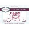 Sue Wilson Sue Wilson Craft Dies Mini Expressions Collection Follow Your Heart