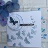 Creative Expressions Creative Expressions Mini Stencil Butterflies In Flight | 4 x 3 inch