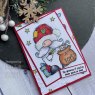 Woodware Woodware Clear Stamps Santa Gnome | Set of 6