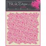Pink Ink Designs Pink Ink Designs Stencil Woven | 7 x 7 inch