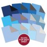 Duo Colour Paper Pads Hunkydory Duo Colour 8 x 8 inch Paper Pad Blues & Greys | 48 sheets