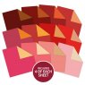 Duo Colour Paper Pads Hunkydory Duo Colour 8 x 8 inch Paper Pad Reds & Oranges | 48 sheets