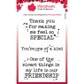 Woodware Woodware Clear Stamps Kind Words 3 | Set of 3