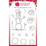 Woodware Woodware Clear Stamps Bubble Snowmen | Set of 14