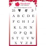 Woodware Woodware Clear Stamps Alphabet Tiles | Set of 31